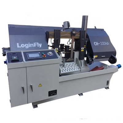 CE Китая 	Вырезывание металла CNC утюга горизонтальной ленточной пилы металла автоматическое промышленное